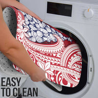 American Samoa Christmas Bathroom Set Seashell Xmas Tree Tribal Waves - Polynesian Pride