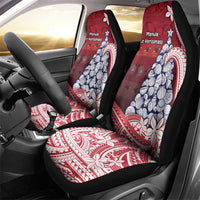 American Samoa Christmas Car Seat Cover Seashell Xmas Tree Tribal Waves DT05 - Polynesian Pride