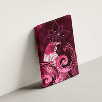 New Zealand Matariki Canvas Wall Art Maori Tui Bird Magenta Galaxy