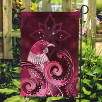 New Zealand Matariki Garden Flag Maori Tui Bird Magenta Galaxy