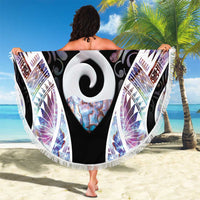 New Zealand Aotearoa Beach Blanket Pikorua Single Twist Pink Paua Shell DT05 - Polynesian Pride
