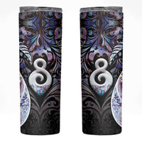 New Zealand Aotearoa Skinny Tumbler Pikorua Single Twist Pink Paua Shell