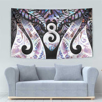 New Zealand Aotearoa Tapestry Pikorua Single Twist Pink Paua Shell