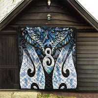 New Zealand Aotearoa Quilt Pikorua Single Twist Green Paua Shell