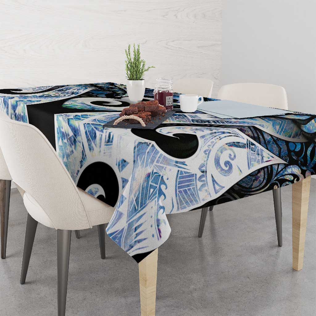 New Zealand Aotearoa Tablecloth Pikorua Single Twist Green Paua Shell DT05 - Polynesian Pride