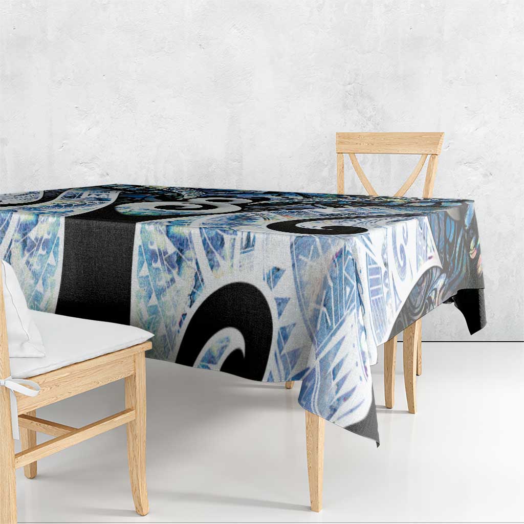 New Zealand Aotearoa Tablecloth Pikorua Single Twist Green Paua Shell DT05 - Polynesian Pride