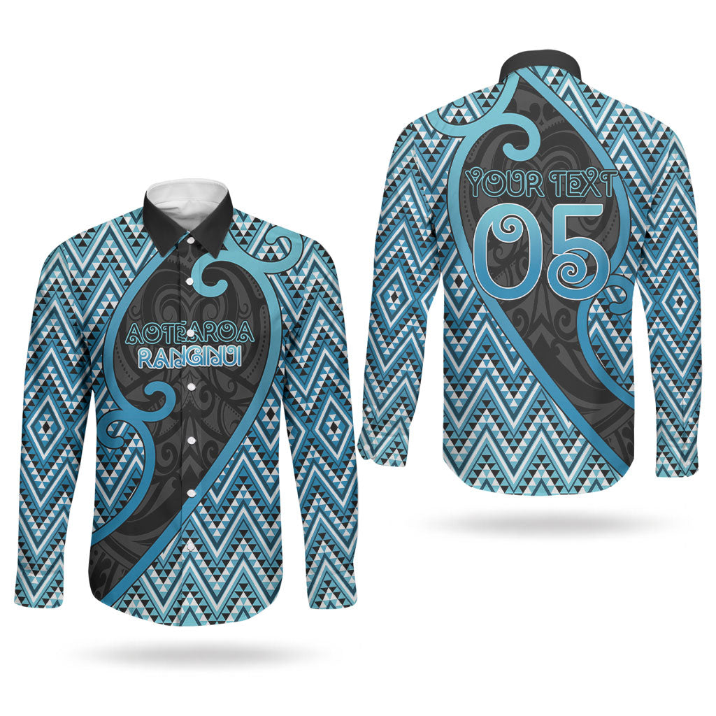 Custom Aotearoa Atua Ranginui Couples Matching Summer Maxi Dress and Long Sleeve Button Shirt Maori Sky Father Koru Patterns