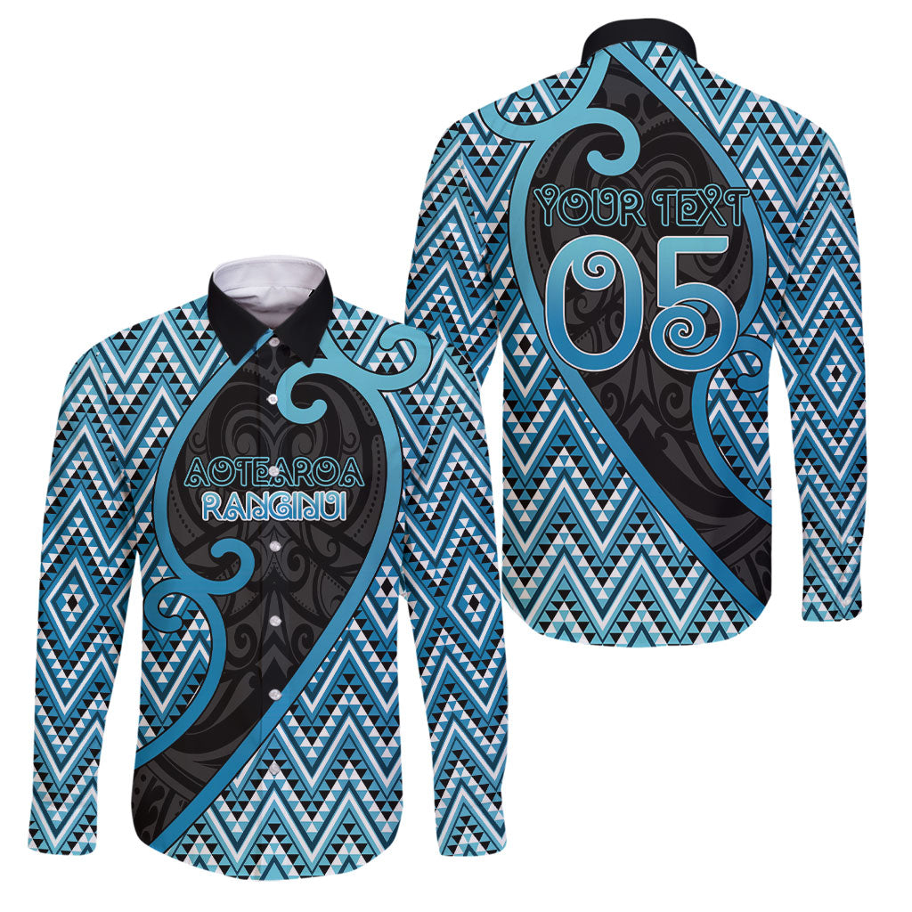 Custom Aotearoa Atua Ranginui Family Matching Puletasi and Hawaiian Shirt Maori Sky Father Koru Patterns