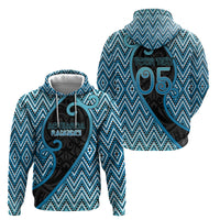 Custom Aotearoa Atua Ranginui Hoodie Maori Sky Father Koru Patterns