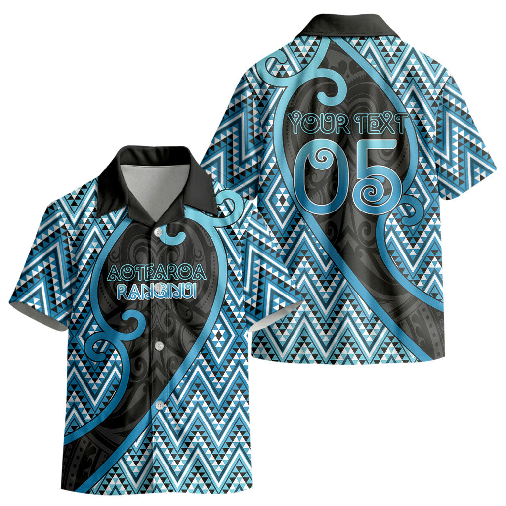 Custom Aotearoa Atua Ranginui Kid Hawaiian Shirt Maori Sky Father Koru Patterns