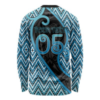 Custom Aotearoa Atua Ranginui Long Sleeve Shirt Maori Sky Father Koru Patterns