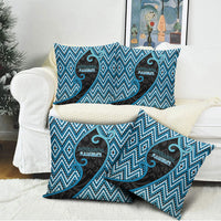 Aotearoa Atua Ranginui Pillow Cover Maori Sky Father Koru Patterns