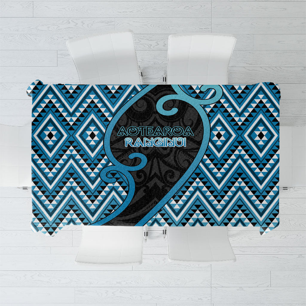 Aotearoa Atua Ranginui Tablecloth Maori Sky Father Koru Patterns
