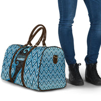 Aotearoa Atua Ranginui Travel Bag Maori Sky Father Koru Patterns