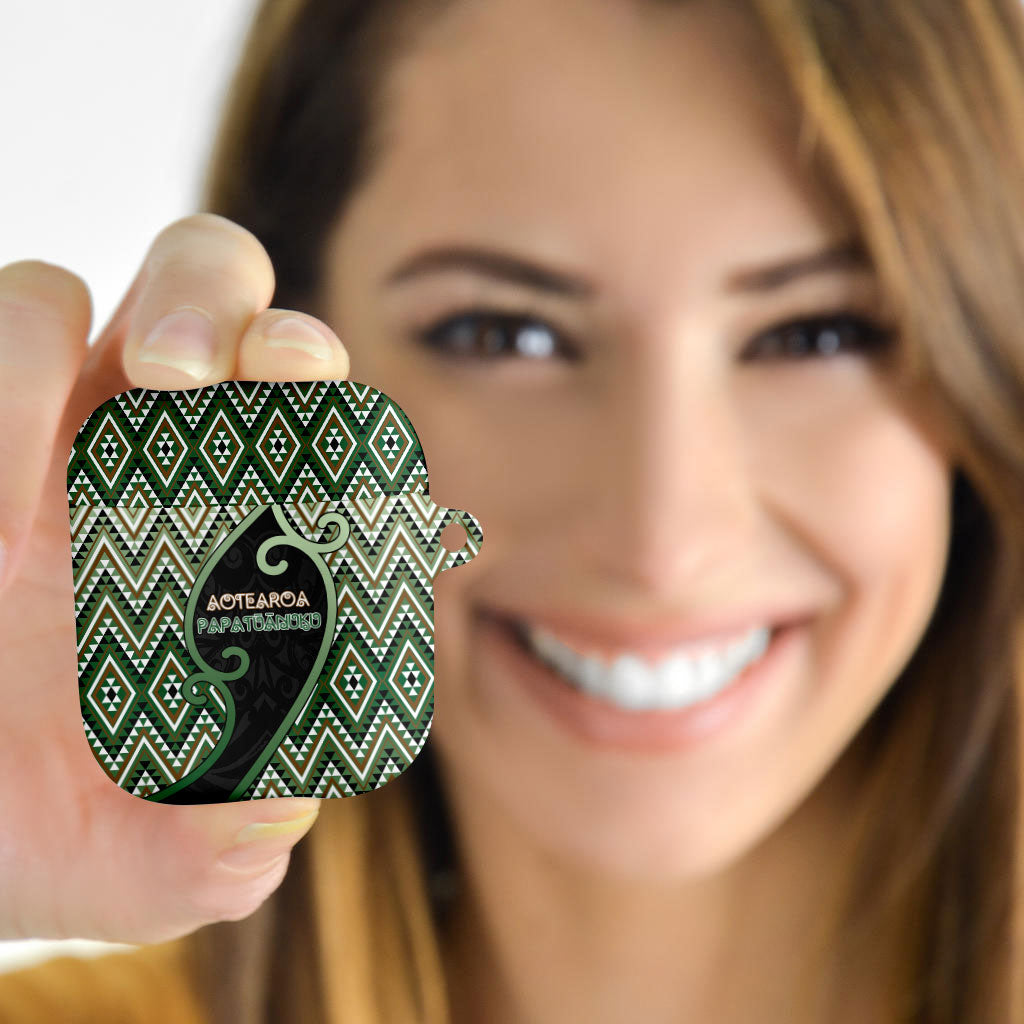 Aotearoa Atua Papatuanuku AirPods Case Earth Mother Father Koru Patterns