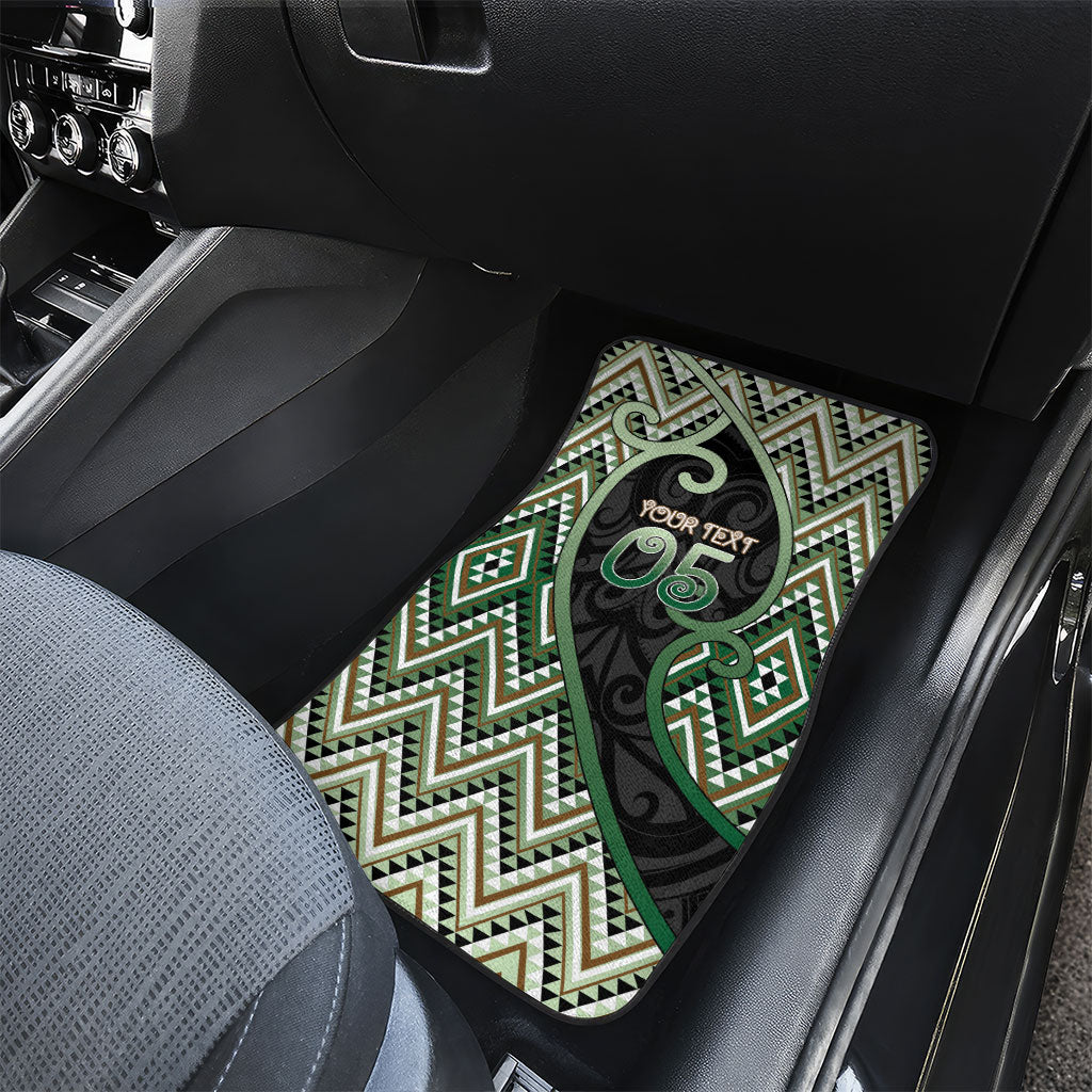 Custom Aotearoa Atua Papatuanuku Car Mats Earth Mother Father Koru Patterns