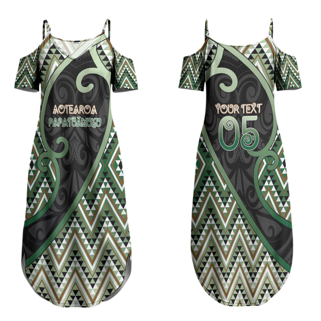 Custom Aotearoa Atua Papatuanuku Couples Matching Summer Maxi Dress and Hawaiian Shirt Earth Mother Father Koru Patterns