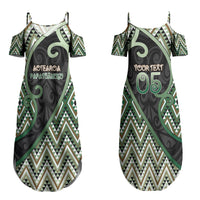 Custom Aotearoa Atua Papatuanuku Couples Matching Summer Maxi Dress and Hawaiian Shirt Earth Mother Father Koru Patterns