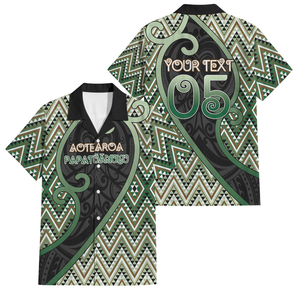 Custom Aotearoa Atua Papatuanuku Family Matching Tank Maxi Dress and Hawaiian Shirt Earth Mother Father Koru Patterns