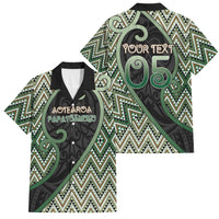 Custom Aotearoa Atua Papatuanuku Family Matching Tank Maxi Dress and Hawaiian Shirt Earth Mother Father Koru Patterns
