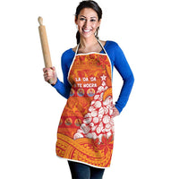 French Polynesia Christmas Apron Seashell Xmas Tree Tribal Waves DT05 - Polynesian Pride