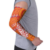 French Polynesia Christmas Arm Sleeves Seashell Xmas Tree Tribal Waves - Polynesian Pride
