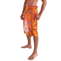 French Polynesia Christmas Lavalava Seashell Xmas Tree Tribal Waves DT05 - Polynesian Pride