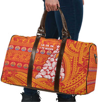 French Polynesia Christmas Travel Bag Seashell Xmas Tree Tribal Waves DT05 - Polynesian Pride
