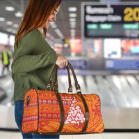 French Polynesia Christmas Travel Bag Seashell Xmas Tree Tribal Waves DT05 - Polynesian Pride