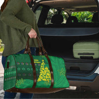 Cook Islands Christmas Travel Bag Seashell Xmas Tree Tribal Waves - Polynesian Pride