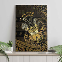 Niue Christmas Canvas Wall Art Niuean Crab Xmas Tribal Waves - Polynesian Pride