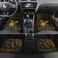 Niue Christmas Car Mats Niuean Crab Xmas Tribal Waves - Polynesian Pride