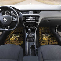 Niue Christmas Car Mats Niuean Crab Xmas Tribal Waves - Polynesian Pride