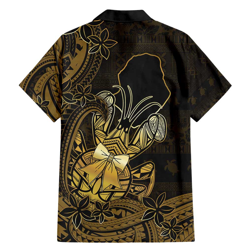 Niue Christmas Hawaiian Shirt Niuean Crab Xmas Tribal Waves - Polynesian Pride