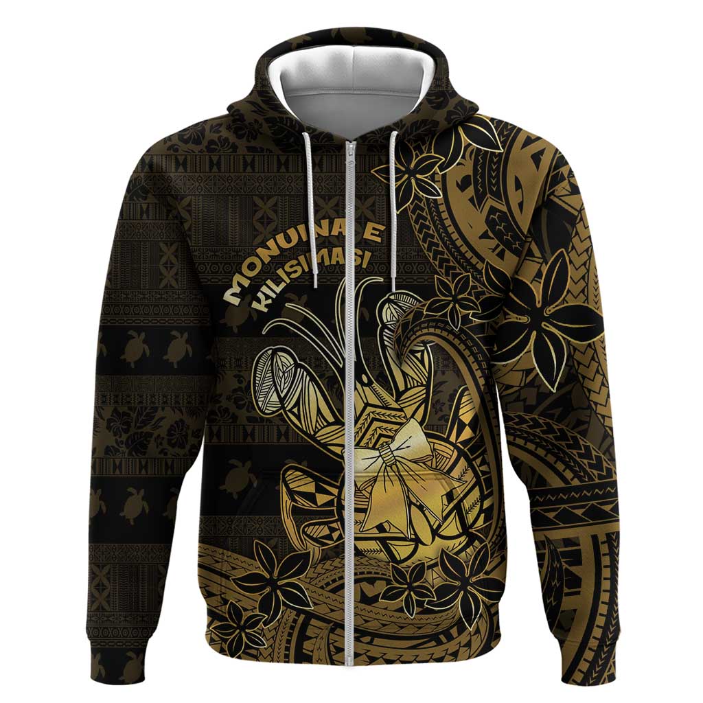Niue Christmas Hoodie Niuean Crab Xmas Tribal Waves - Polynesian Pride