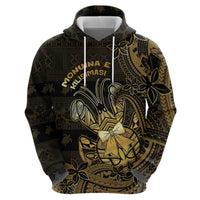 Niue Christmas Hoodie Niuean Crab Xmas Tribal Waves - Polynesian Pride