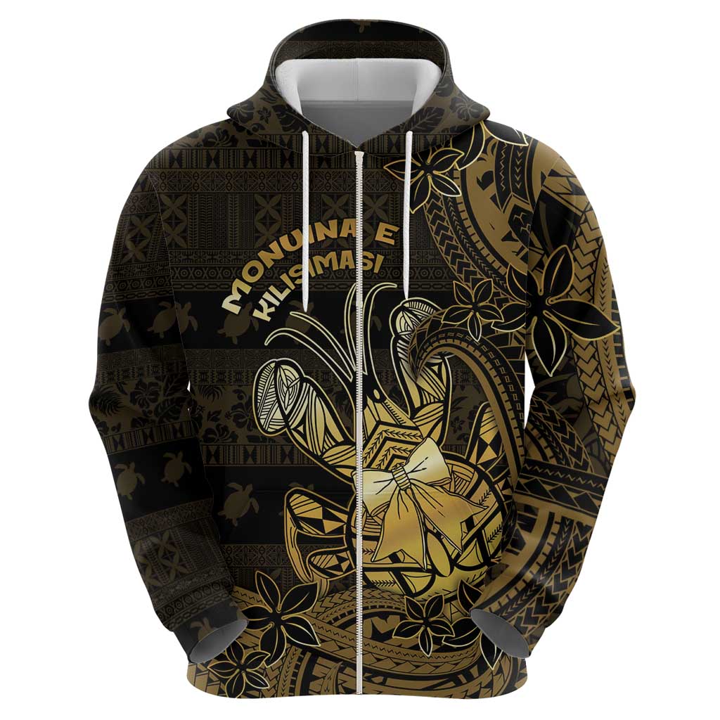 Niue Christmas Hoodie Niuean Crab Xmas Tribal Waves - Polynesian Pride