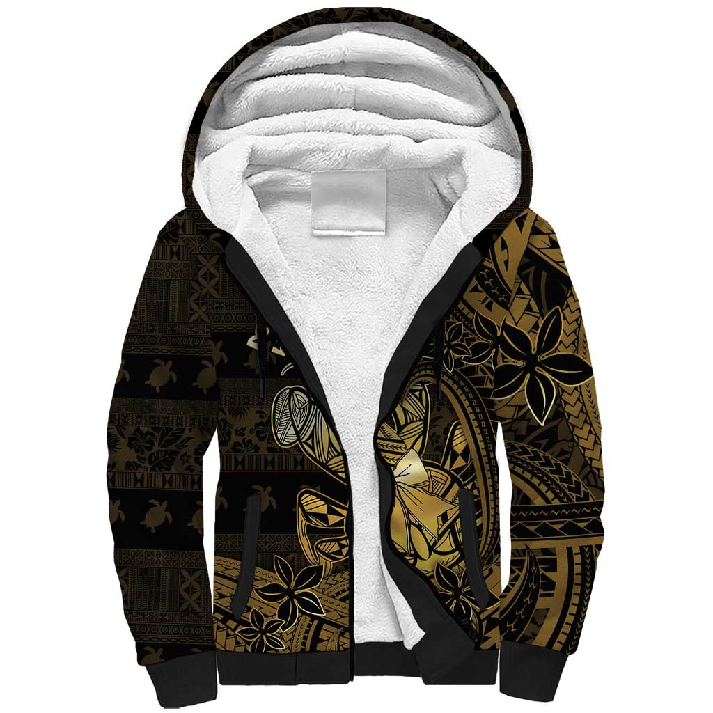 Niue Christmas Sherpa Hoodie Niuean Crab Xmas Tribal Waves - Polynesian Pride