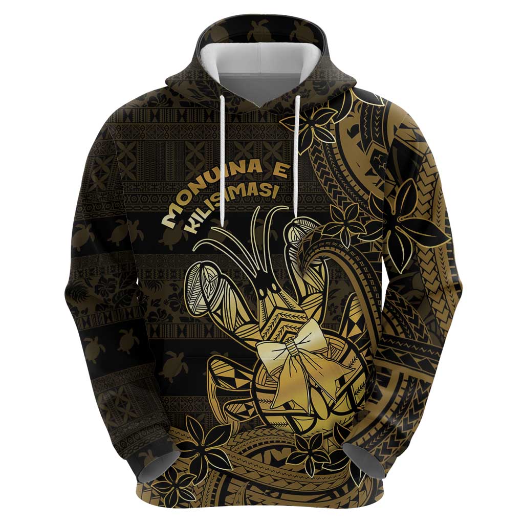 Niue Christmas Zip Hoodie Niuean Crab Xmas Tribal Waves - Polynesian Pride