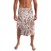 Hawaii Puakenikeni And Maile Lei Lavalava Brown Polynesian Shark Tattoo DT05