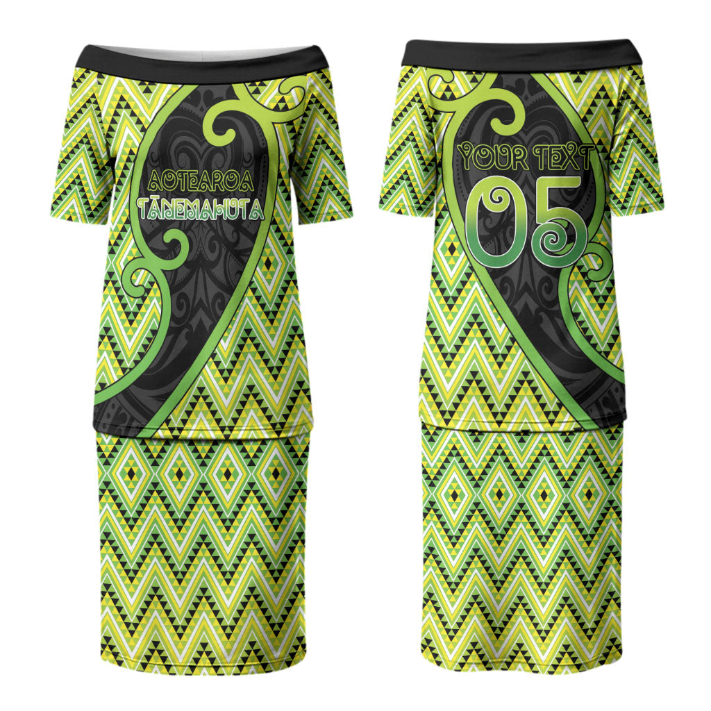Custom Aotearoa Atua Tanemahuta Family Matching Puletasi and Hawaiian Shirt God Of Forests Koru Patterns Koru Patterns