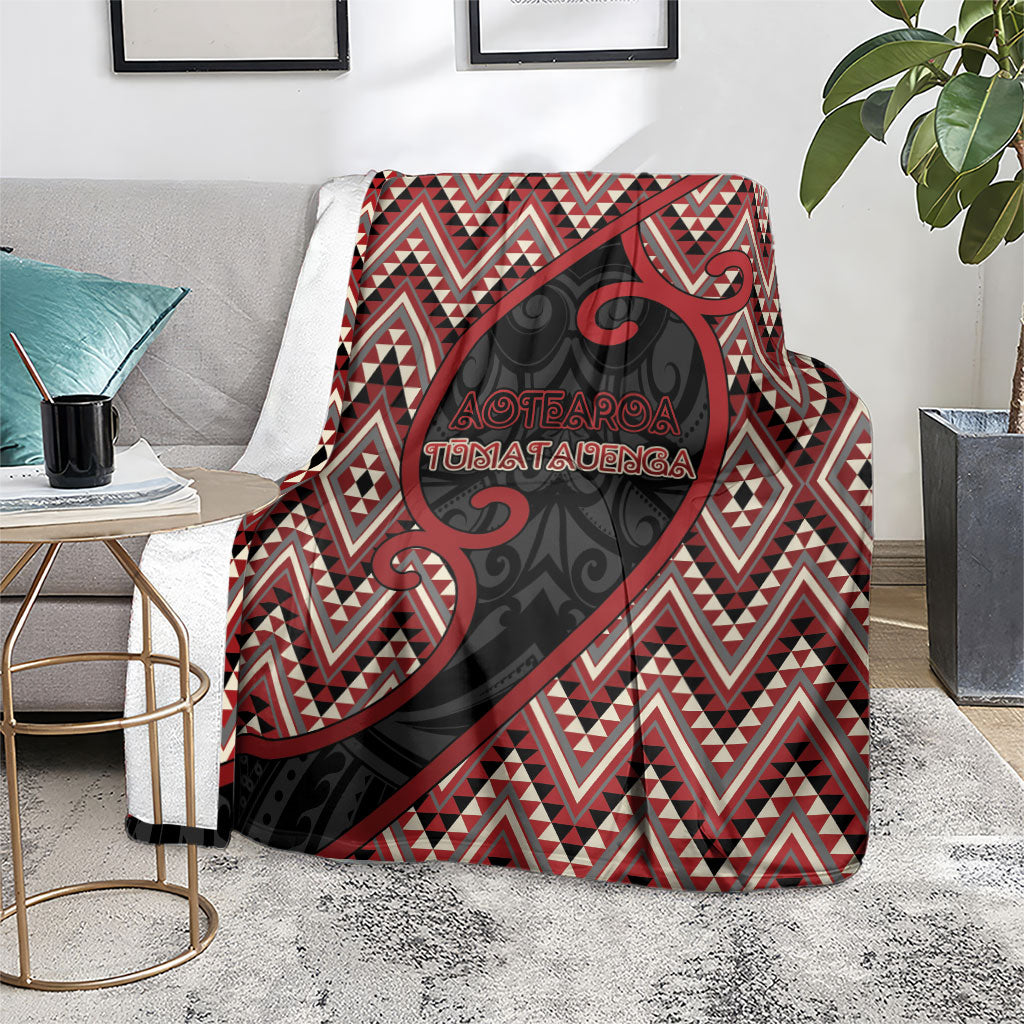 Aotearoa Atua Tumatauenga Blanket God Of War Koru Patterns