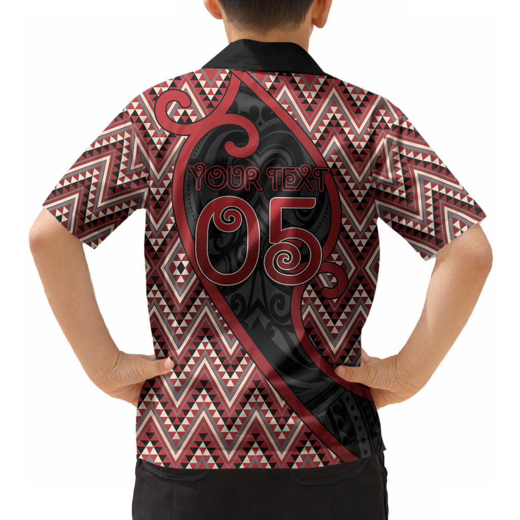 Custom Aotearoa Atua Tumatauenga Hawaiian Shirt God Of War Koru Patterns