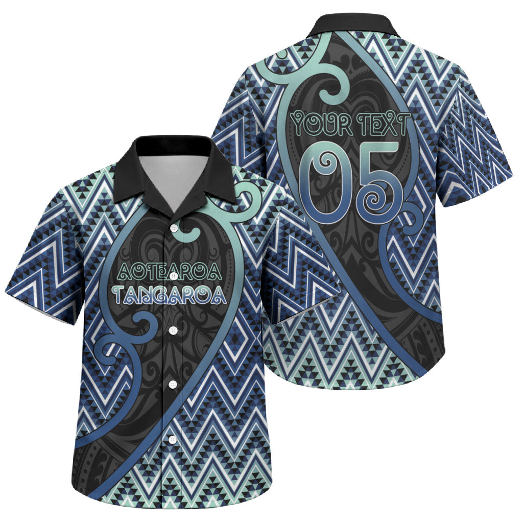 Custom Aotearoa Atua Tangaroa Family Matching Tank Maxi Dress and Hawaiian Shirt God Of Ocean Koru Patterns
