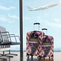 Aotearoa Atua Rongomatane Luggage Cover God Of Cultivated Foods Koru Patterns