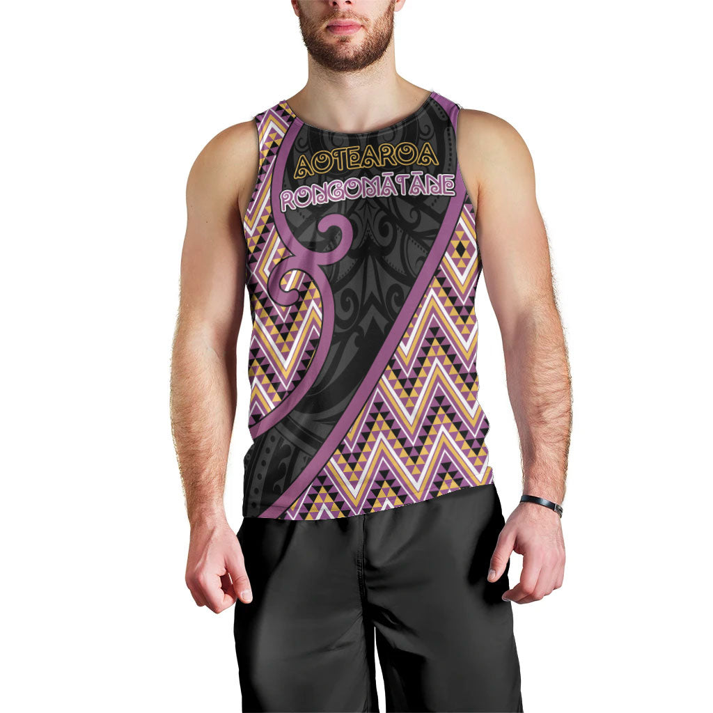 Custom Aotearoa Atua Rongomatane Men Tank Top God Of Cultivated Foods Koru Patterns