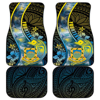 Tuvalu Car Mats Dolphin On The Waves DT05 - Polynesian Pride