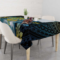 Tuvalu Tablecloth Dolphin On The Waves DT05 - Polynesian Pride