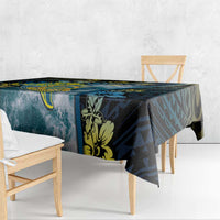 Tuvalu Tablecloth Dolphin On The Waves DT05 - Polynesian Pride