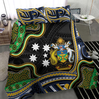 South Sea Islanders And Solomon Islands Bedding Set Solomons Coat Of Arms And Southern Cross DT05 - Polynesian Pride